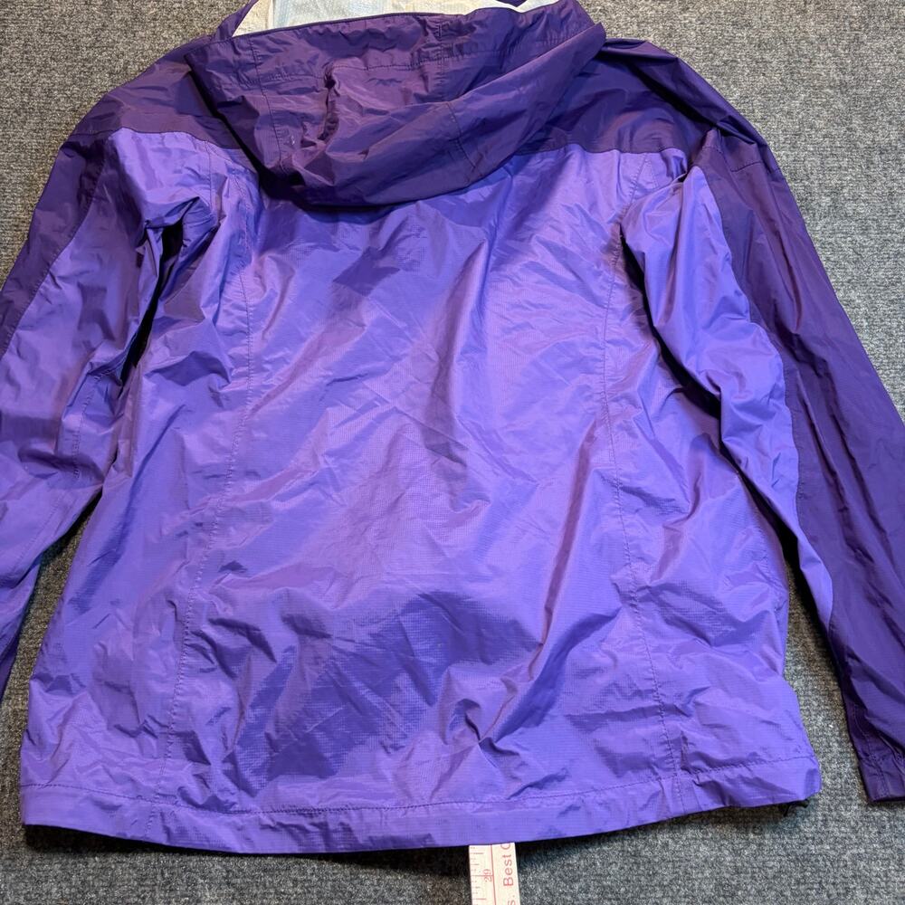 Marmot Womens Rain Jacket Large L Purple Two Tone Waterproof Hooded Coat Shell - Picture 6 of 8